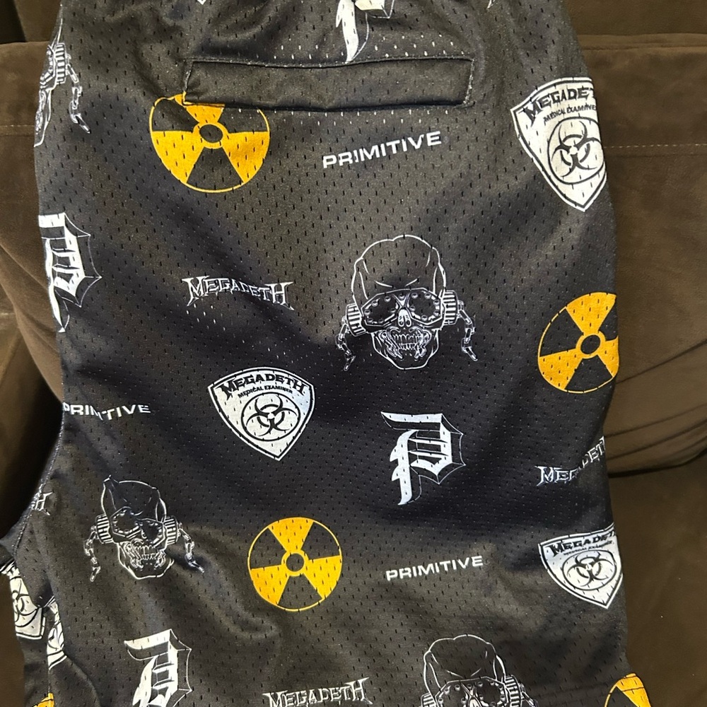 Primitive Megadeth Radiation Skull Shorts